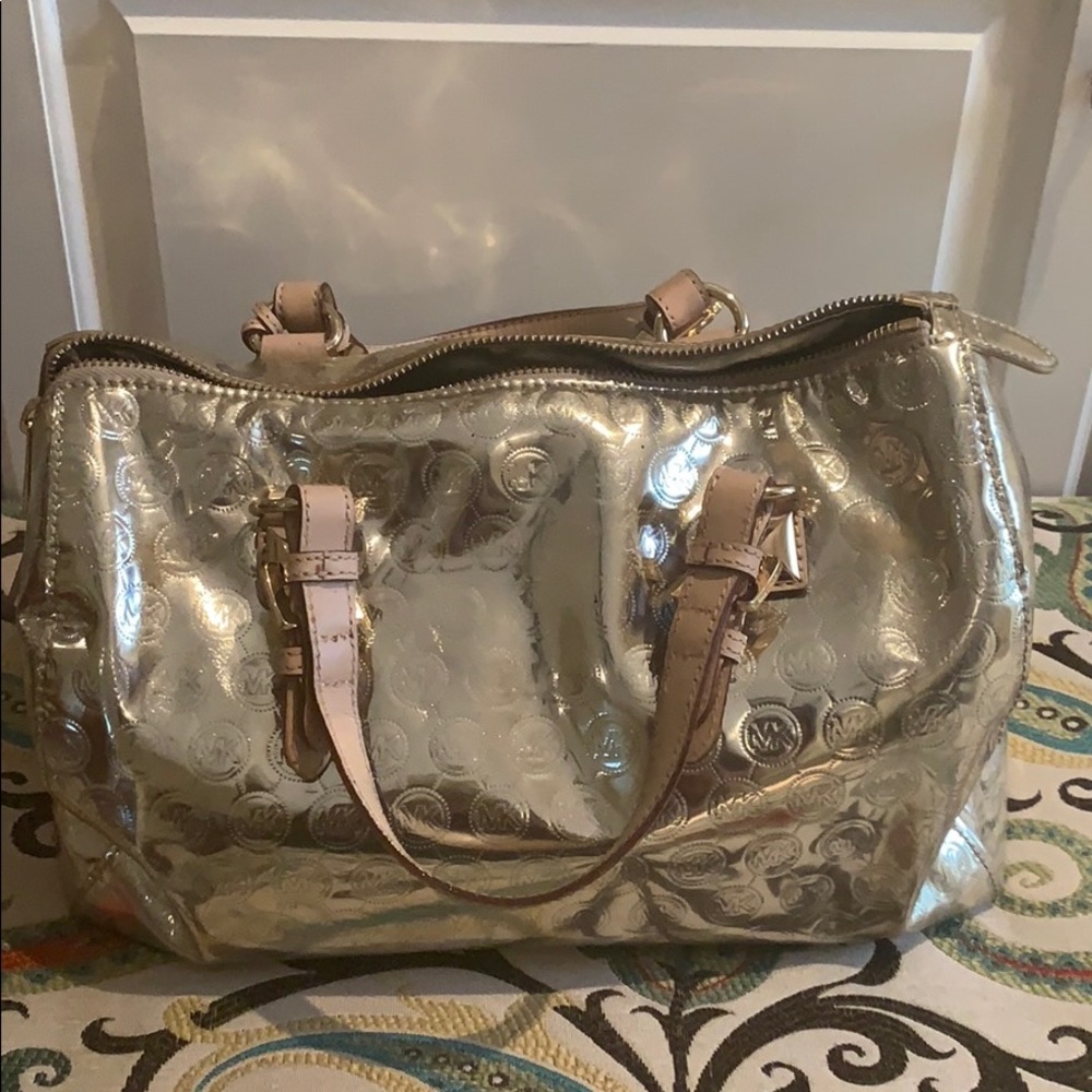 Michael Kors Metallic Tote